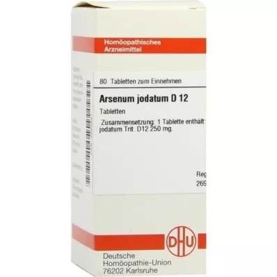 ARSENUM JODATUM D 12 tabletter, 80 stk