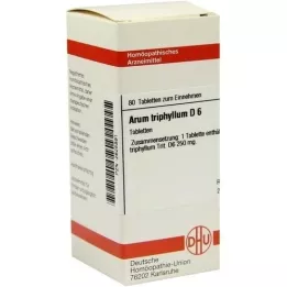 ARUM TRIPHYLLUM D 6 tabletter, 80 stk
