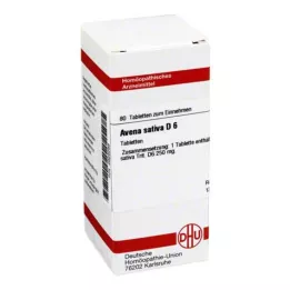AVENA SATIVA D 6 tabletter, 80 stk