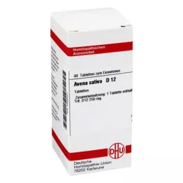AVENA SATIVA D 12 tabletter, 80 stk