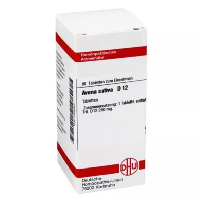 AVENA SATIVA D 12 tabletter, 80 stk AVENA SATIVA D 12 tabletter, 80 stk
