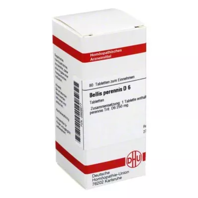 BELLIS PERENNIS D 6 tabletter, 80 stk BELLIS PERENNIS D 6 tabletter, 80 stk