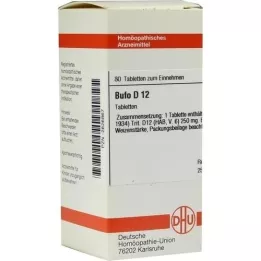 BUFO D 12 tabletter, 80 stk