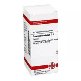 CARDUUS MARIANUS D 1 tabletter, 80 stk