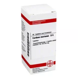 CARDUUS MARIANUS D 6 tabletter, 80 stk