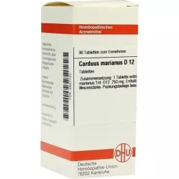 CARDUUS MARIANUS D 12 tabletter, 80 stk