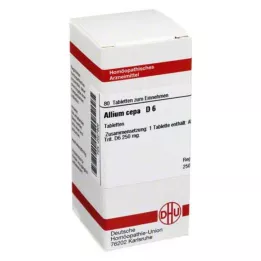 ALLIUM CEPA D 6 tabletter, 80 stk