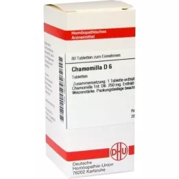 CHAMOMILLA D 6 tabletter, 80 stk