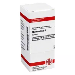 CHAMOMILLA D 6 tabletter, 80 stk