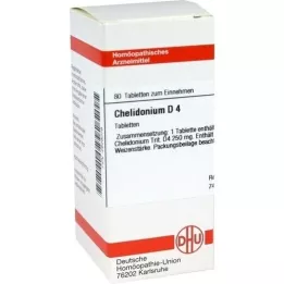 CHELIDONIUM D 4 tabletter, 80 stk