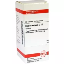 CHOLESTERINUM D 12 tabletter, 80 stk