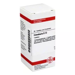 CINNABARIS D 12 tabletter, 80 stk