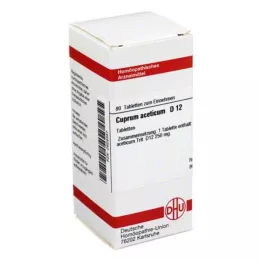 DHU Cuprum aceticum D 12 tabletter, 80 stk