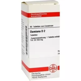DAMIANA D 2 tabletter, 80 stk