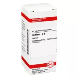 DAMIANA D 6 tabletter, 80 stk