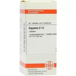 DIGITALIS D 12 tabletter, 80 stk