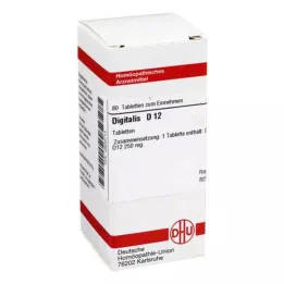 DIGITALIS D 12 tabletter, 80 stk