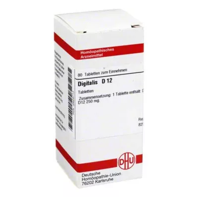 DIGITALIS D 12 tabletter, 80 stk