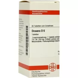 DROSERA D 6 tabletter, 80 stk