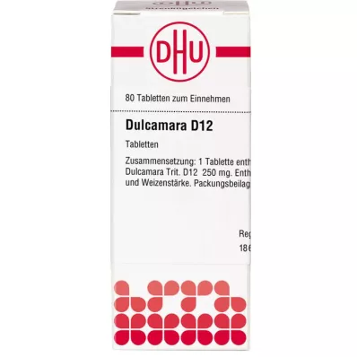 DULCAMARA D 12 tabletter, 80 stk