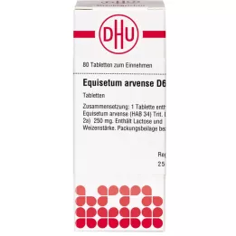 EQUISETUM ARVENSE D 6 tabletter, 80 stk