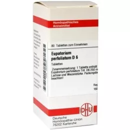 EUPATORIUM PERFOLIATUM D 6 tabletter, 80 stk