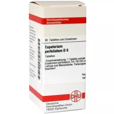 EUPATORIUM PERFOLIATUM D 6 tabletter, 80 stk