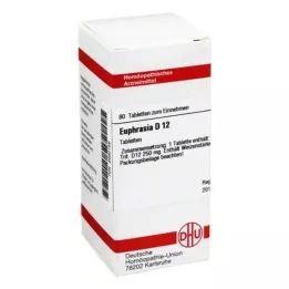 EUPHRASIA D 12 tabletter, 80 stk