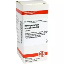 HARPAGOPHYTUM PROCUMBENS D 6 tabletter, 80 stk