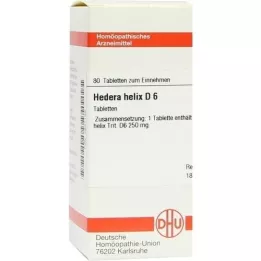 HEDERA HELIX D 6 tabletter, 80 stk