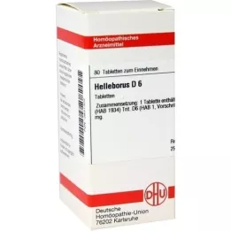HELLEBORUS D 6 tabletter, 80 stk