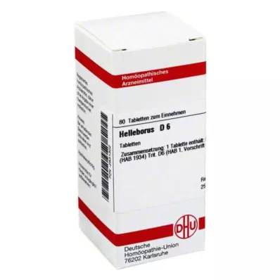 HELLEBORUS D 6 tabletter, 80 stk