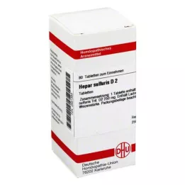 HEPAR SULFURIS D 2 tabletter, 80 stk