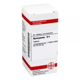 DHU Hyoscyamus D 4 tabletter, 80 stk