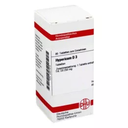 HYPERICUM D 3 tabletter, 80 stk
