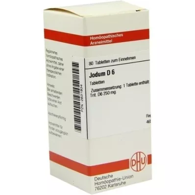 JODUM D 6 tabletter, 80 stk