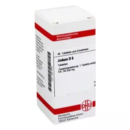 JODUM D 6 tabletter, 80 stk