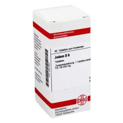 JODUM D 6 tabletter, 80 stk