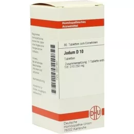 JODUM D 10 tabletter, 80 stk