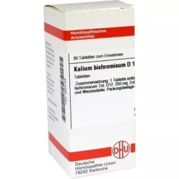 KALIUM BICHROMICUM D 12 tabletter, 80 stk