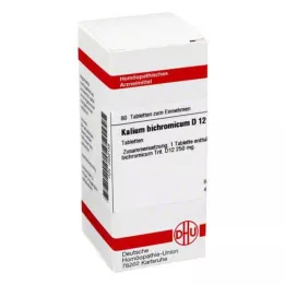 KALIUM BICHROMICUM D 12 tabletter, 80 stk