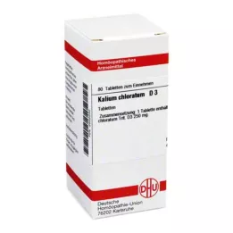 DHU Kaliumkloratum D 3 tabletter, 80 stk
