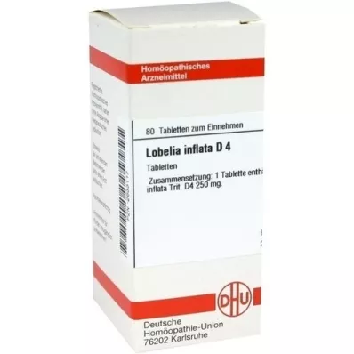 LOBELIA INFLATA D 4 tabletter, 80 stk