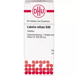 LOBELIA INFLATA D 30 tabletter, 80 stk