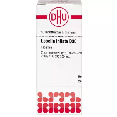 LOBELIA INFLATA D 30 tabletter, 80 stk