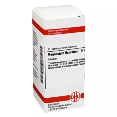 MAGNESIUM FLUORATUM D 12 tabletter, 80 stk MAGNESIUM FLUORATUM D 12 tabletter, 80 stk