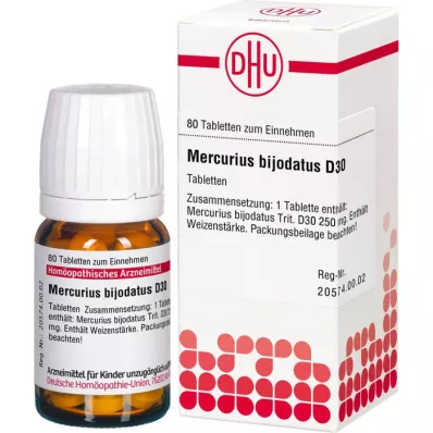 MERCURIUS BIJODATUS D 30 tabletter, 80 stk