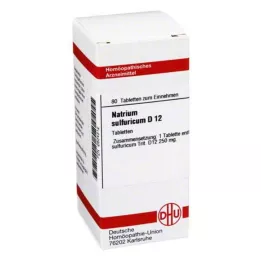 NATRIUM SULFURICUM D 12 tabletter, 80 stk