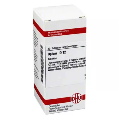 OPIUM D 12 tabletter, 80 stk OPIUM D 12 tabletter, 80 stk