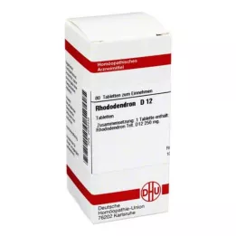 DHU Rhododendron D 12 tabletter, 80 stk